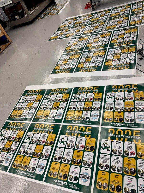 An image of Irish football calendars.